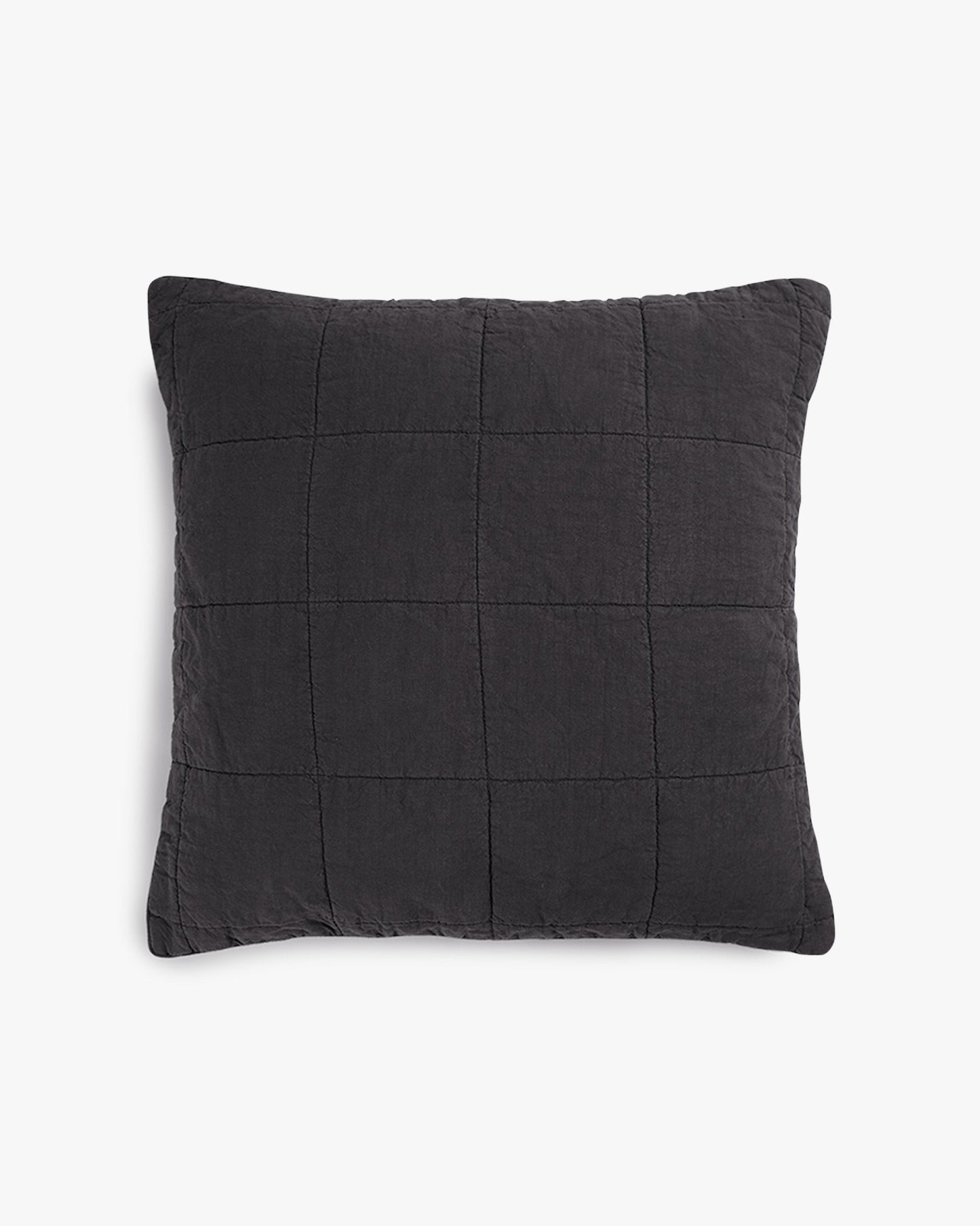 Linen Quilted Euro Sham