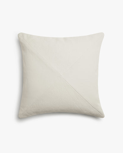 Pieced Canvas Pillow Cover