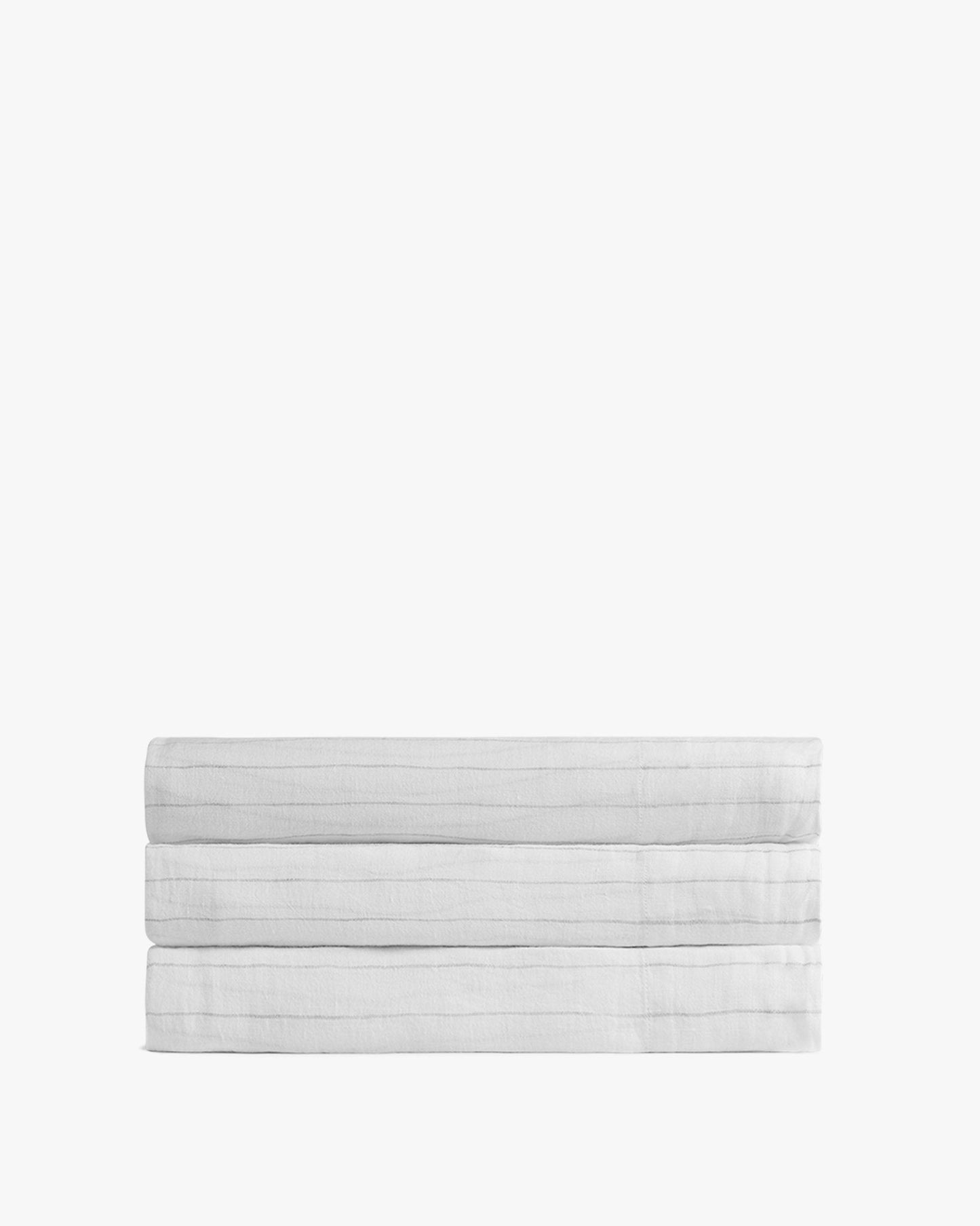 Pinstripe Linen Top Sheet