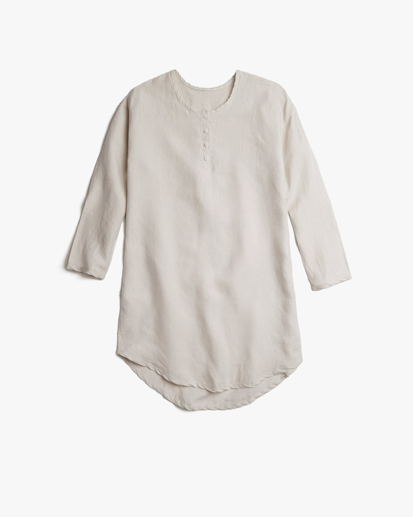 Women's Linen Sleep Shirt